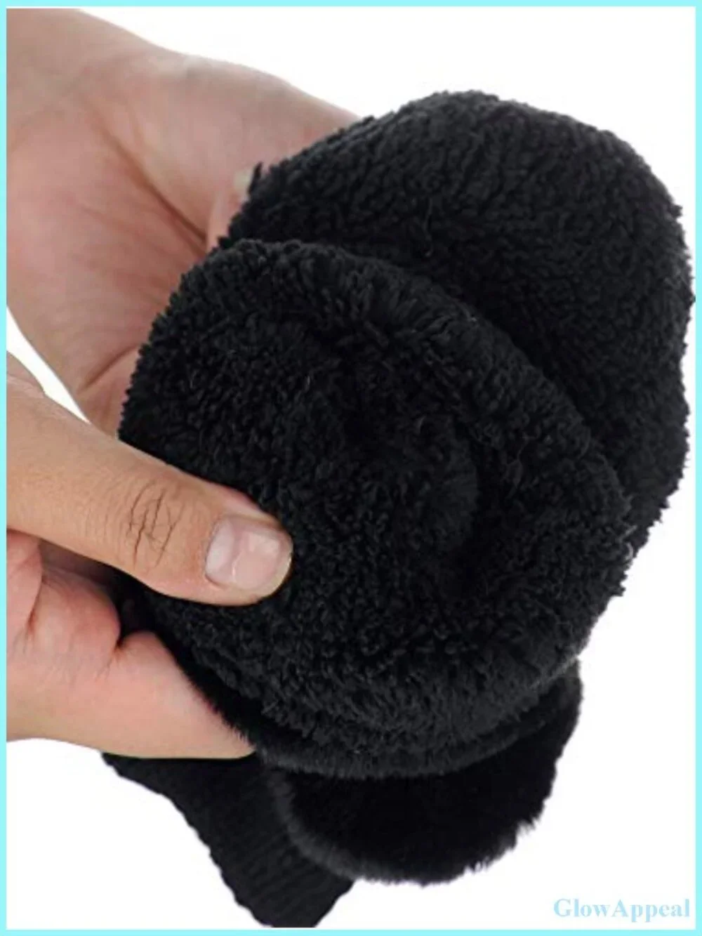 Women's Faux Fur Convertible Mittens Gloves Fingerless Sherpa Lined